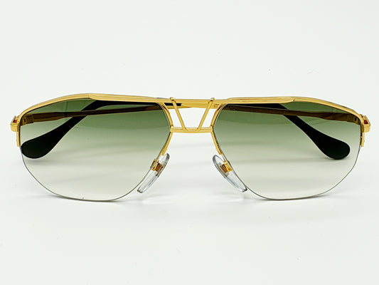 Hampel Exclusiv4less Collection 24ct half-rim glasses