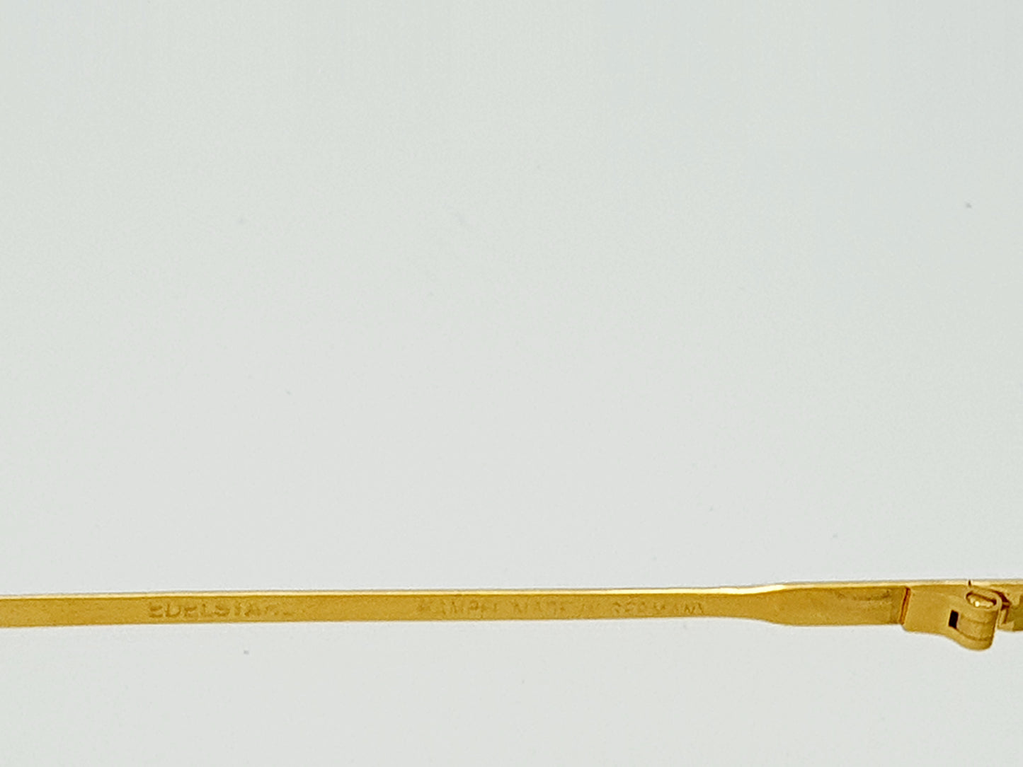 Hampel Exclusiv4less Collection 24ct half-rim glasses