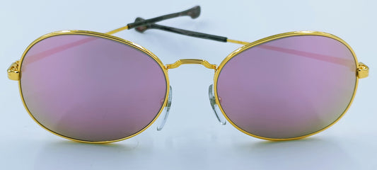 Sonnenbrille Vintage-Styl Gold Edition 24ct