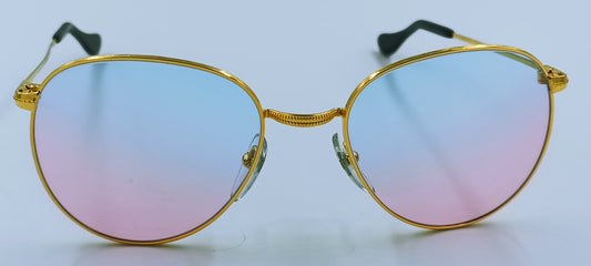 Sonnenbrille Vintage-Styl Gold Edition 24ct