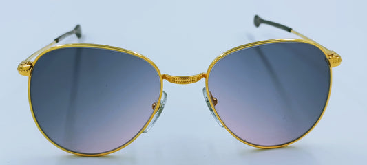 Sonnenbrille Vintage-Styl Gold Edition 24ct