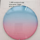 Grinding into full-rim glasses: blue-pink gradient 