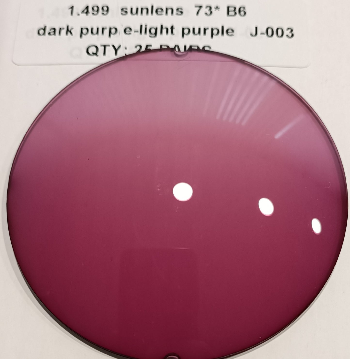 Einschleifen in eine Vollrandbrille: DARK PURPLE