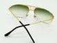 Hampel Exclusiv4less Collection 24ct half-rim glasses