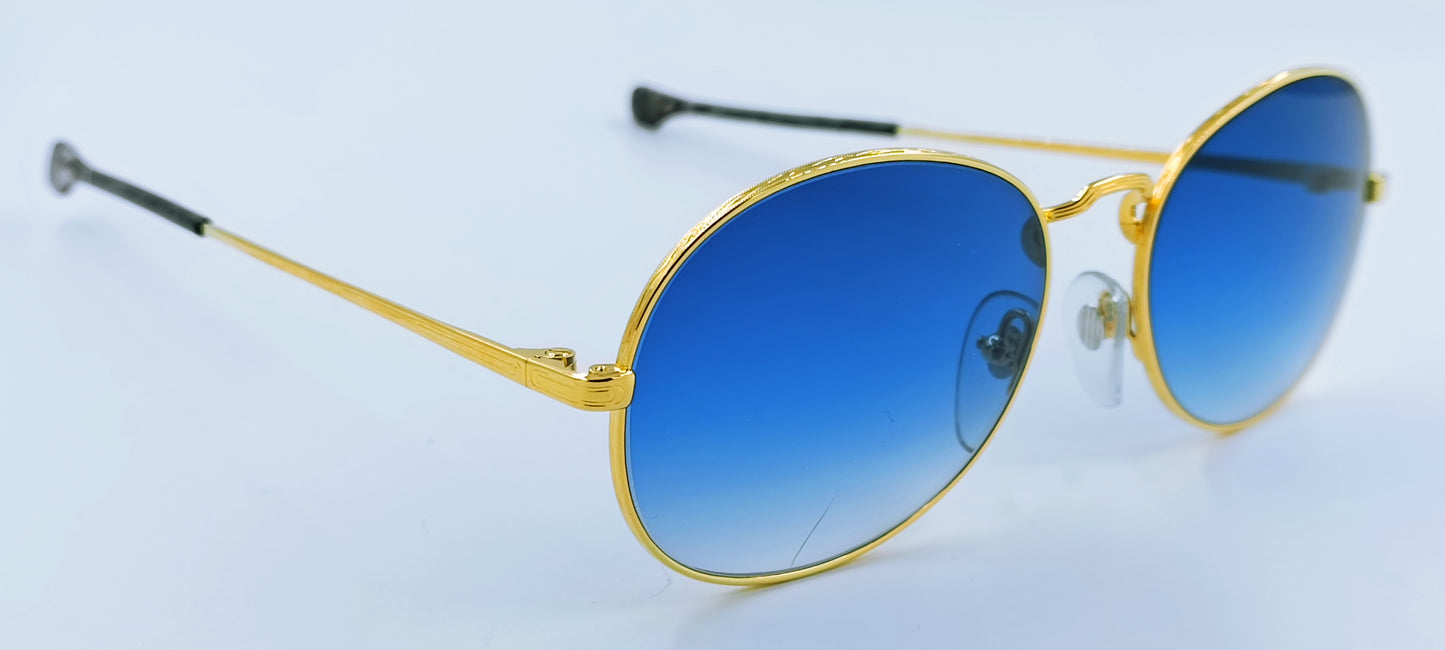 Sunglasses vintage style gold edition 24ct
