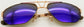 Vintage sunglasses Hampel E4L Collection 24ct rose gold