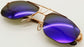 Vintage sunglasses Hampel E4L Collection 24ct rose gold