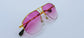 Vintage Sonnenbrille Hampel E4L Collection 24ct Gelbgold